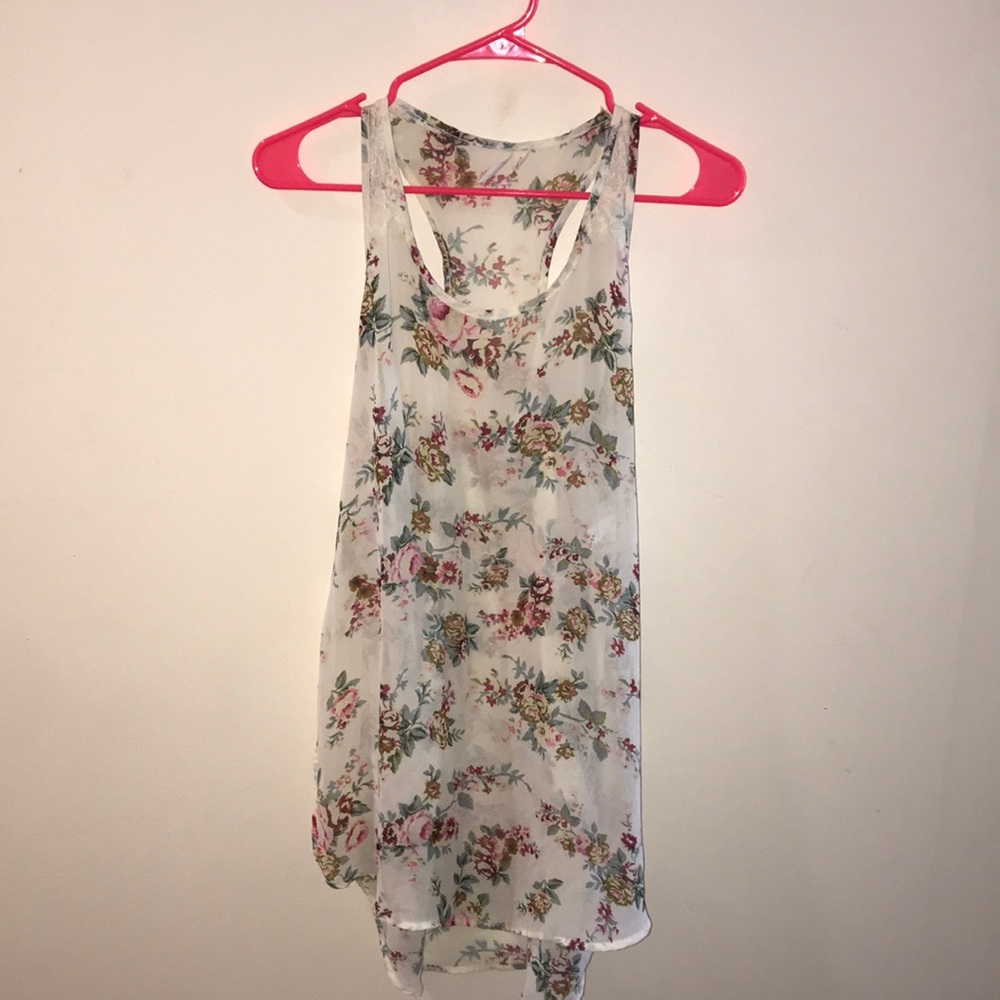 Frenchi tank top blouse never been worn